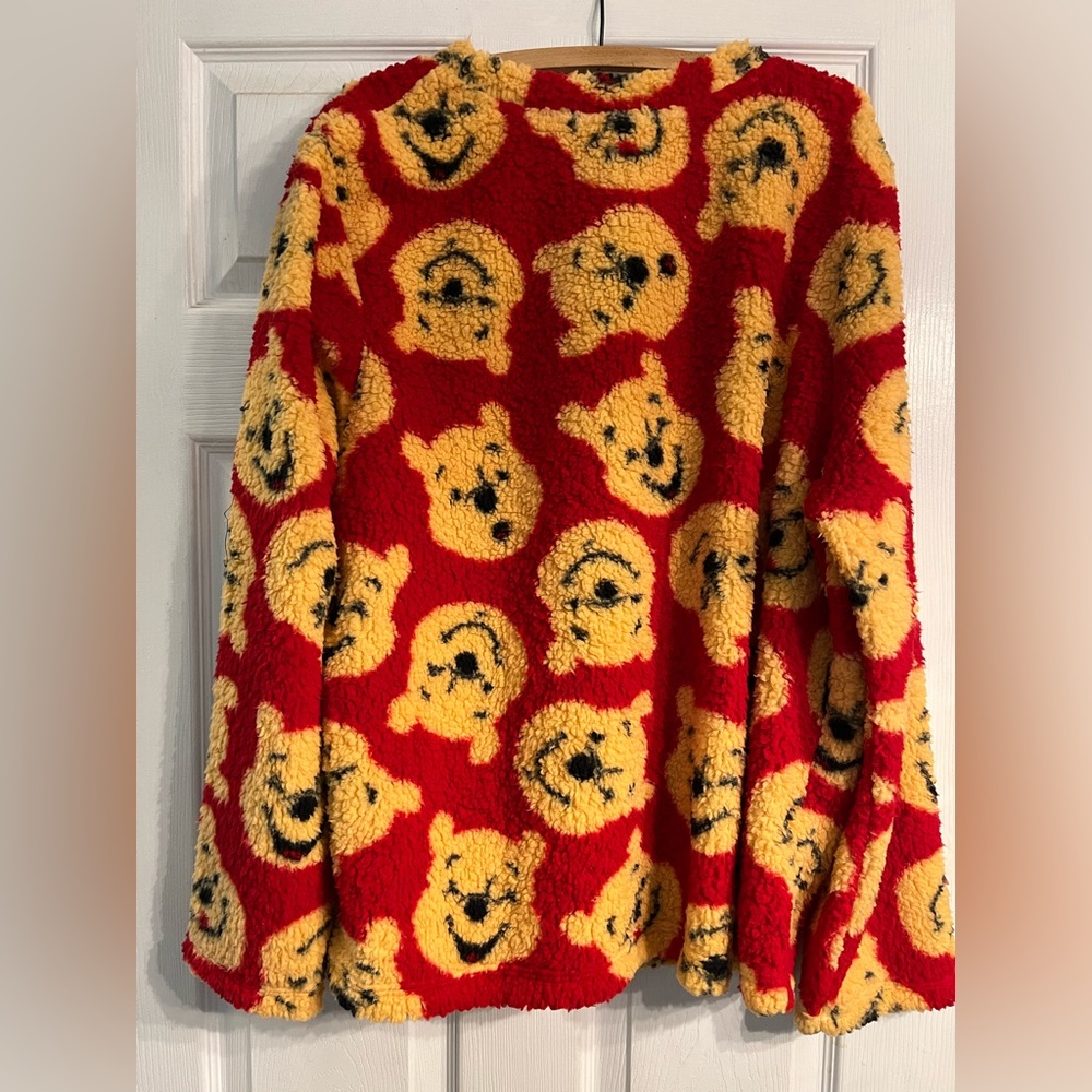 COPY - Ladies Winnie the Pooh Fuzzy Pajama Set Medium